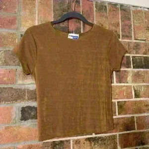 Brown American Spirit short sleeve top